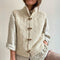 Evy - Cardigan elegante in lana con bottoni per l'autunno