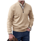 Maglione Benoit elegante in cachemire con cerniera autunnale
