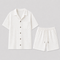 Men's Linen Shirt and Shorts Set