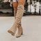Botas altas de ante ultra cómodas - Elegancia otoñal asegurada