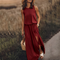 Monica - Ujjatlan maxi ruha gondtalan eleganciával