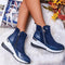 Women's Mid-High Orthopedic Leather Boots | Lisa Autumn Collection