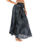 Trendy bohemian long autumn skirt - Theresian